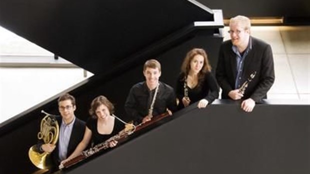 Le Quintette O5 à Joliette : cinq musiciens dans le vent!