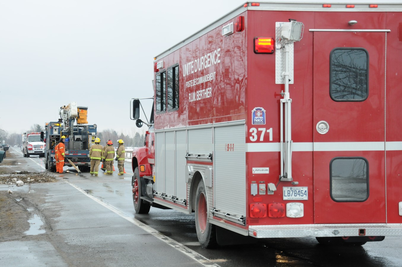 Un accident force la fermeture de la 158 à SaintIgnacedeLoyola