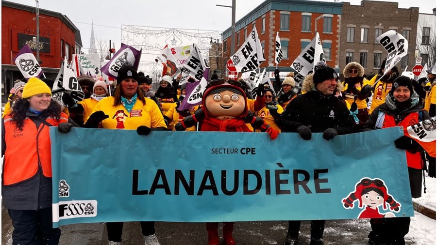 Grève des centaines de travailleuses des CPE de Lanaudière